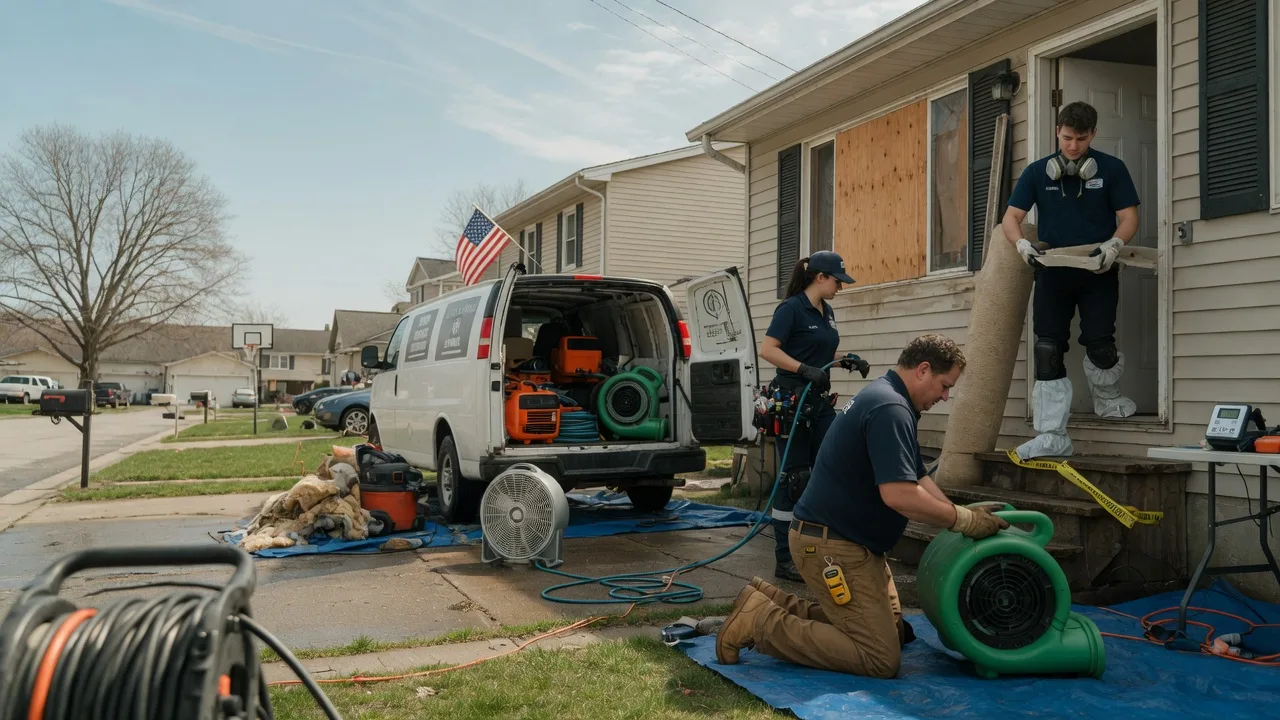 Water Damage Restoration in Rockland, WI near me